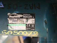 Cirkelzaag - makita - 5903r toebehoren - makita - koffer - afbeelding 2 van  2