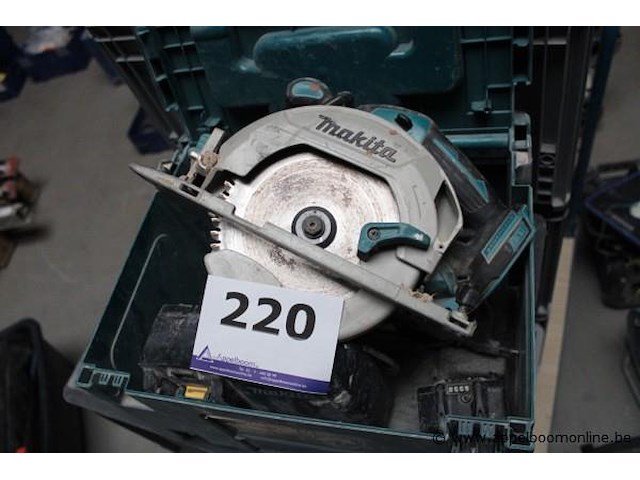 Cirkelzaag - makita - dhs680 toebehoren - koffer - afbeelding 1 van  2