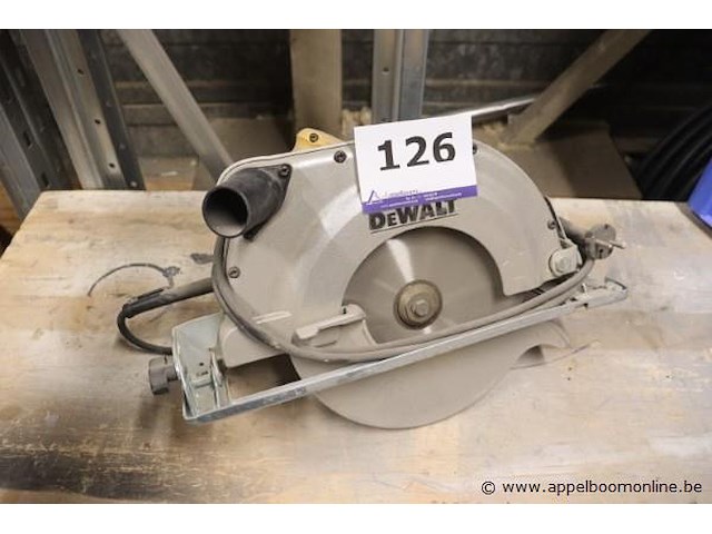 Cirkelzaag dewalt d23700-qs - afbeelding 1 van  4