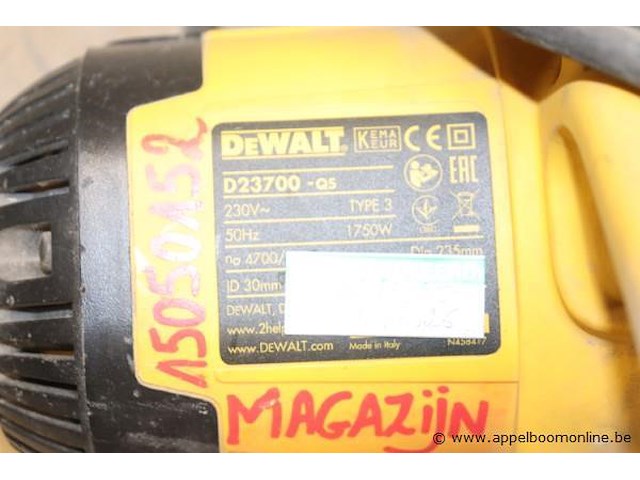 Cirkelzaag dewalt d23700-qs - afbeelding 4 van  4