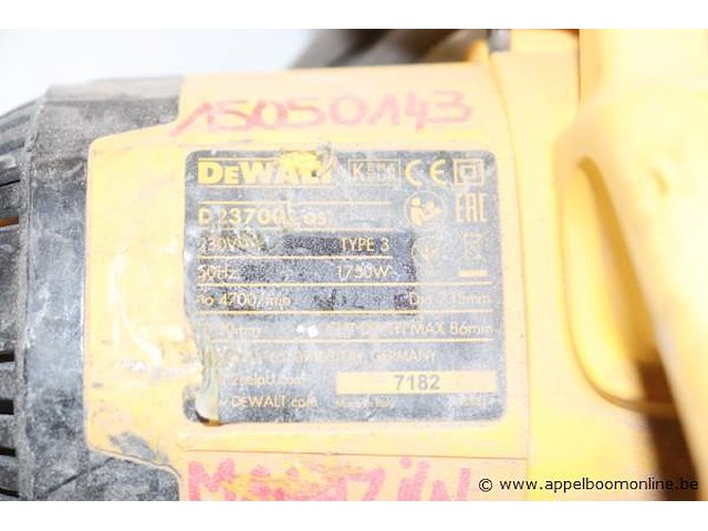 Cirkelzaag dewalt d23700-qs - afbeelding 4 van  4