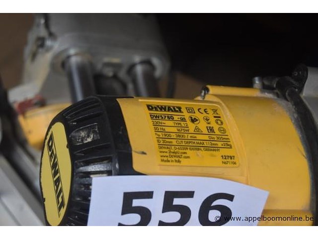 Cirkelzaag dewalt dws780, 1675w, werking niet gekend - afbeelding 3 van  3