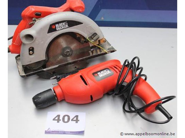 Cirkelzaag en boormachine black & decker, werking niet gekend - afbeelding 1 van  3