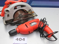 Cirkelzaag en boormachine black & decker, werking niet gekend - afbeelding 1 van  3