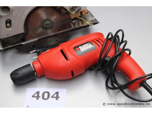 Cirkelzaag en boormachine black & decker, werking niet gekend - afbeelding 2 van  3