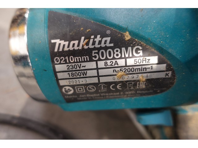 Cirkelzaag + geleidingslat makita - afbeelding 4 van  5