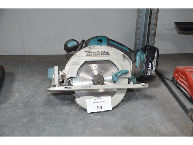 Cirkelzaag makita dhs 680 op accu met 1 accu (11,15) - afbeelding 1 van  6