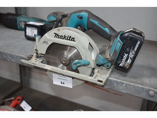 Cirkelzaag makita dhs 680 op accu met 1 accu (11,15) - afbeelding 6 van  6