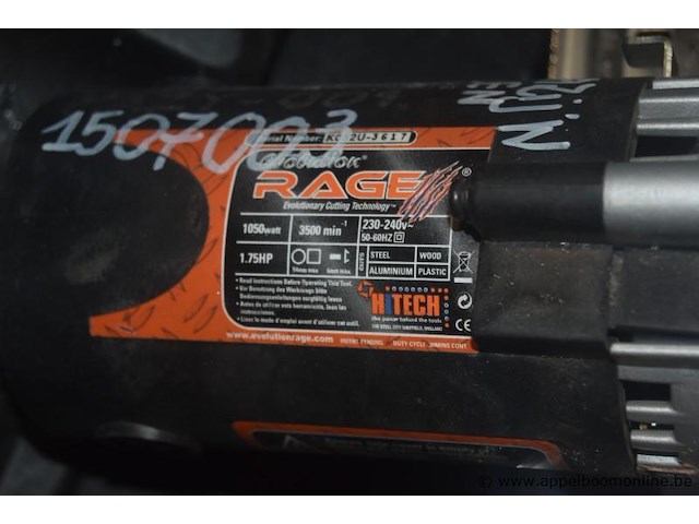 Cirkelzaag rage, 1050w - afbeelding 2 van  3