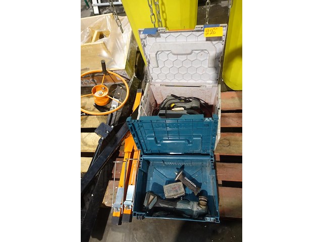 Cirkelzaag topcraft + accu slijpschijfmachine makita - afbeelding 3 van  7