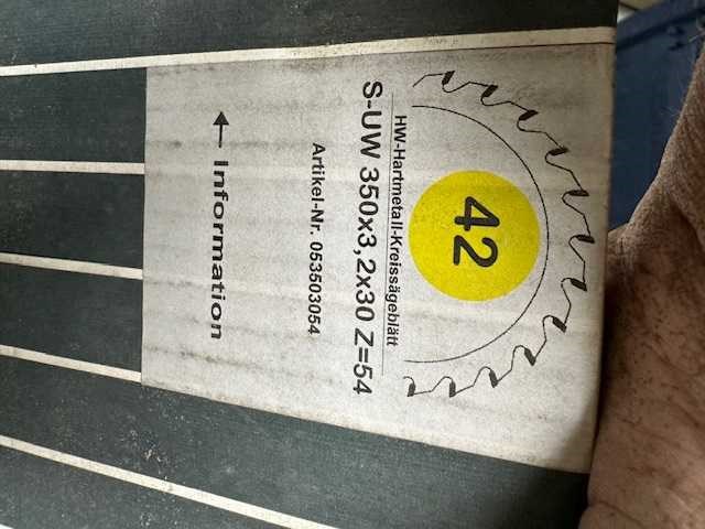 Cirkelzaagblad - blade sawing machine - afbeelding 2 van  2