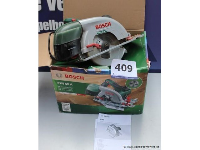 Cirkelzaagmachine bosch pks55a, werking niet gekend - afbeelding 1 van  2