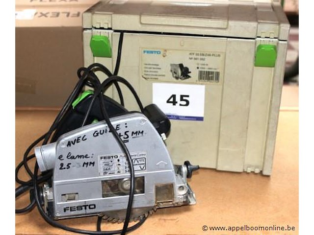 Cirkelzaagmachine festool atf 55, werking niet gekend - afbeelding 1 van  3