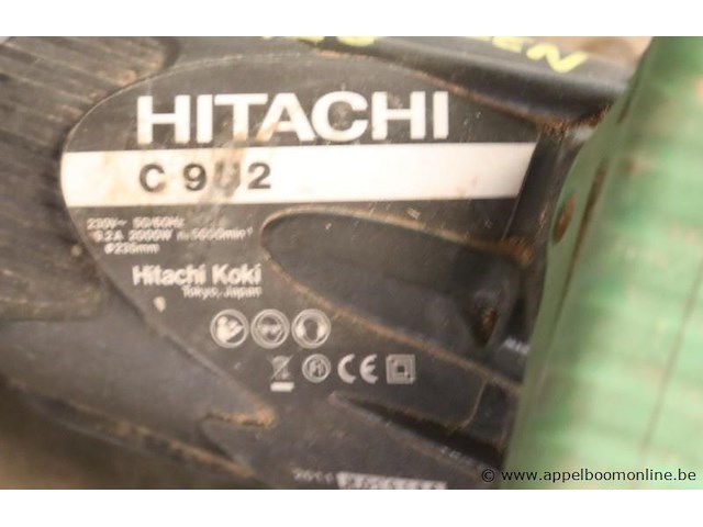 Cirkelzaagmachine hitachi c9u2 - afbeelding 3 van  3