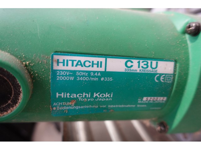 Cirkelzaagmachine hitachi - afbeelding 2 van  2