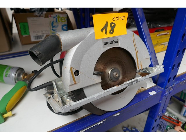 Cirkelzaagmachine metabo - afbeelding 1 van  3