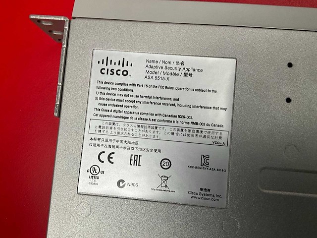 Cisco asa 5515-x firewall - afbeelding 6 van  7