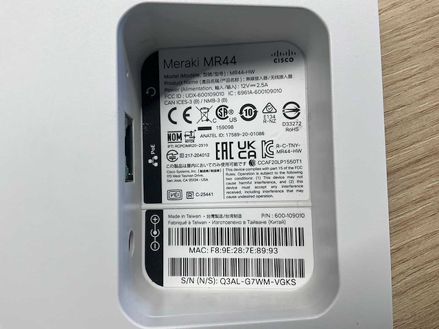 Cisco meraki mr44 indoor access point (4x) - afbeelding 3 van  9