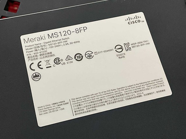 Cisco meraki switches (3x) - afbeelding 7 van  7