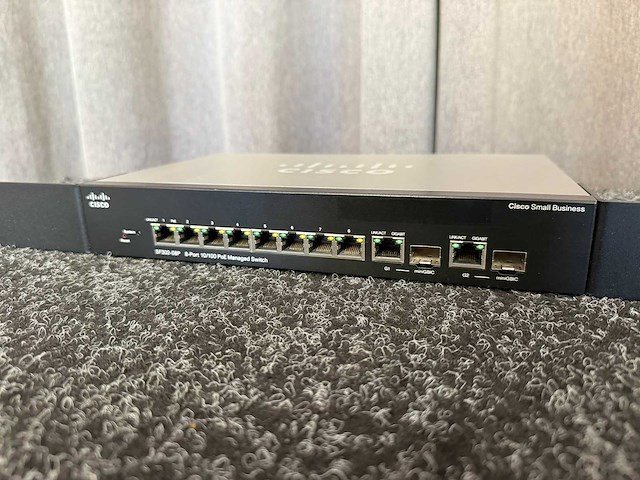 Cisco sf302-08p managed netwerk switch - afbeelding 2 van  3