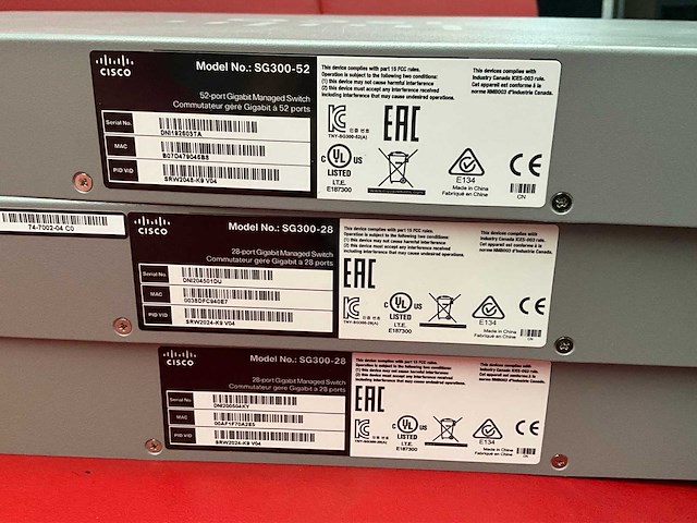 Cisco sg300 switches en diversen (3x) - afbeelding 5 van  9