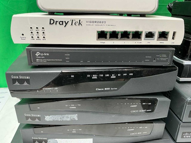 Cisco, unifi, tp-link, hp, etc - wifi, router & switch (25x) - afbeelding 6 van  12