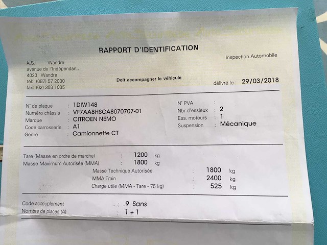 Citroën - 2011 - nemo - bedrijfsvoertuig - bestelwagen - afbeelding 13 van  21