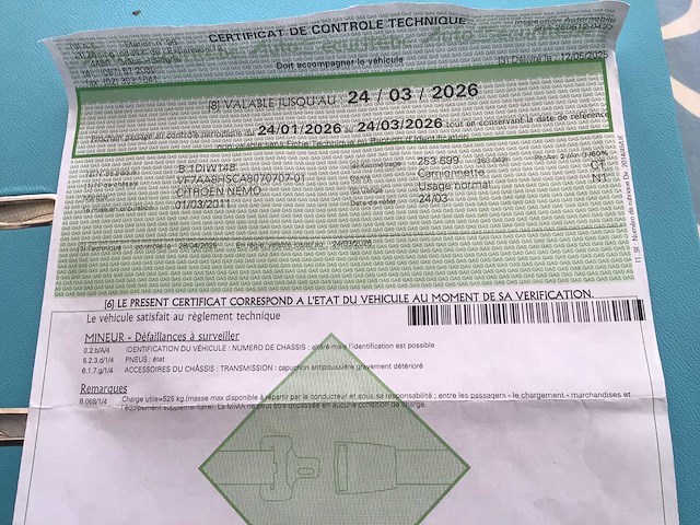 Citroën - 2011 - nemo - bedrijfsvoertuig - bestelwagen - afbeelding 14 van  21