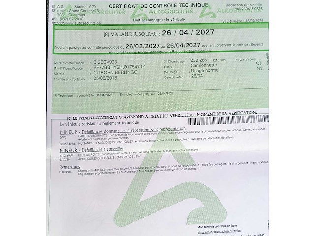 Citroën - berlingo - 1,6 diesel - 2018 - afbeelding 3 van  11