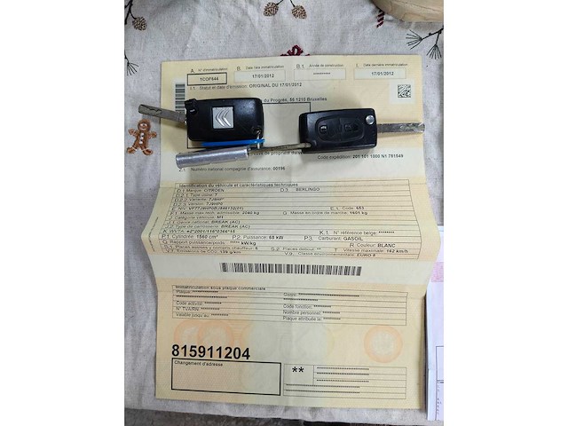 Citroën - berlingo - 2012 - multispace - auto 1.6 hdi - afbeelding 16 van  25