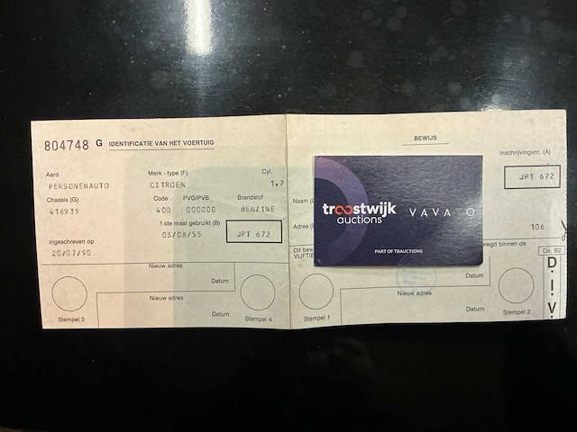 Citroen 11 traction avant familiale oldtimer - afbeelding 24 van  26