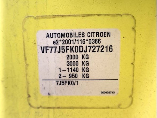 Citroën berlingo - vf77j5fk0dj727216 - 2013 - afbeelding 5 van  19