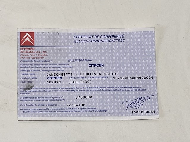 Citroën berlingo - vf7gc9hxc8n002034 - 2008 - afbeelding 6 van  19