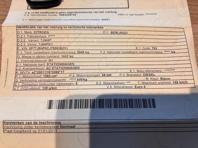 Citroen berlingo, 2013 - afbeelding 40 van  46