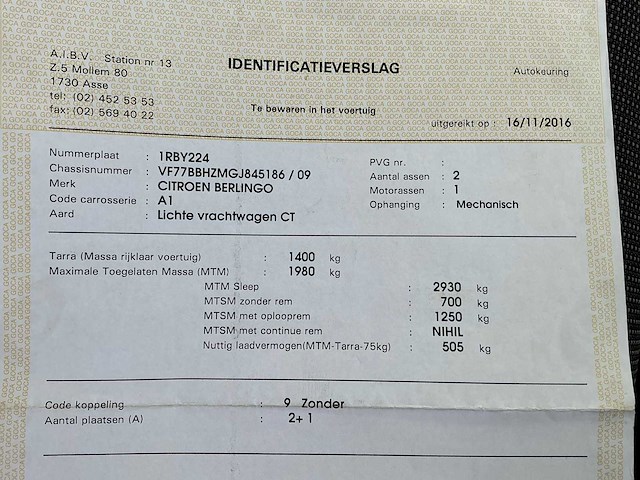 Citroën berlingo 2016 - afbeelding 48 van  56