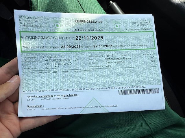 Citroen berlingo, 2017 - afbeelding 9 van  9