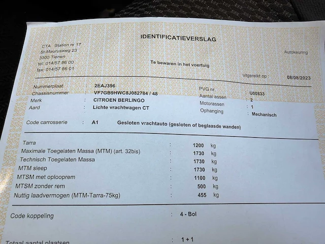 Citroen berlingo bedrijfswagen - afbeelding 3 van  14