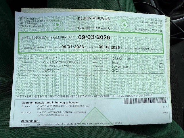 Citroen c elysee, 2017 - afbeelding 14 van  22