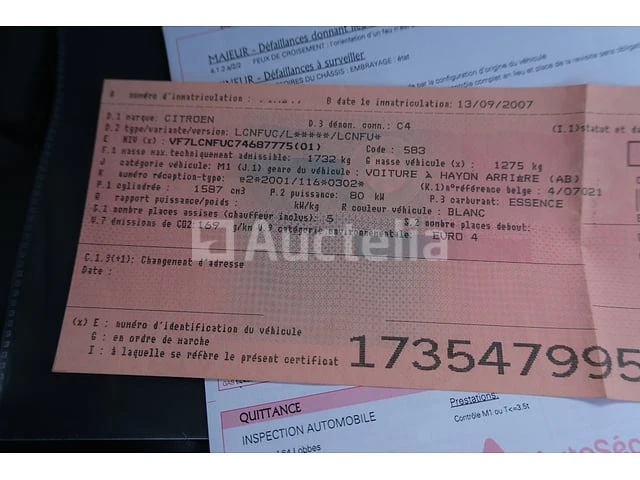 Citroën c4 (2007-vin:vf7lcnfuc74687775) - afbeelding 20 van  38