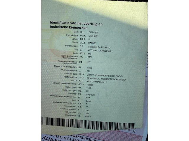 Citroen c4 picasso, 2010 - afbeelding 18 van  27