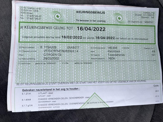 Citroen c5, 2002 - afbeelding 35 van  41