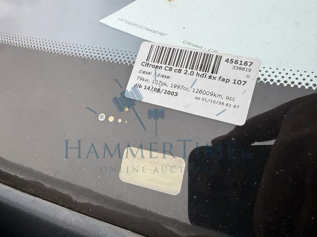 Citroen c8 2.0 hdi sx fap 107 at, 2003 - afbeelding 31 van  32