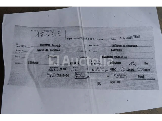 Citroën dropside flatbed vrachtwagen - afbeelding 17 van  27