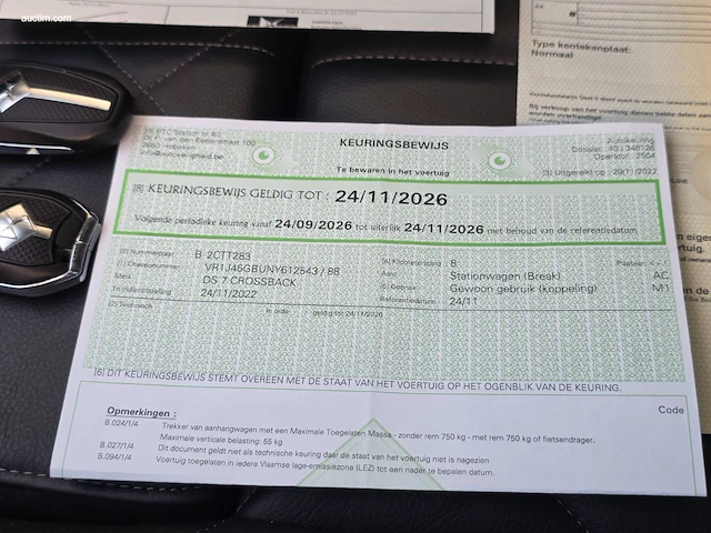 Citroën ds 7 crossback e-tense 4x4 2022 - afbeelding 52 van  56