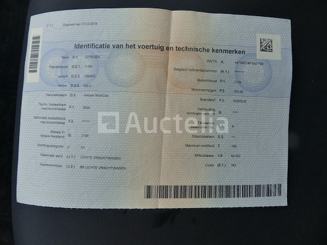 Citroën jumper (2019-62,147 km)(vin:vf7ycbnfc12m84673) - afbeelding 25 van  45