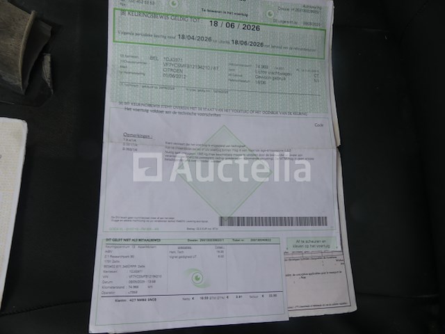 Citroën jumper bestelwagen (2012-77,640 km)(vin: vf7ycsmfb12194210) - afbeelding 31 van  37