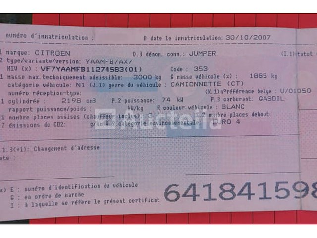 Citroën jumper bus (2007-199,448 km)(vin:vf7yaamfb11274583) - afbeelding 19 van  32