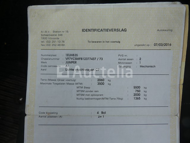 Citroën jumper bus (2013-84,010 km)(vin:vf7ycsmfb12377437) - afbeelding 10 van  41