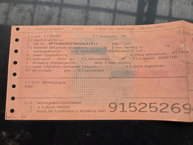 Citroen xm, 1991 - afbeelding 10 van  12