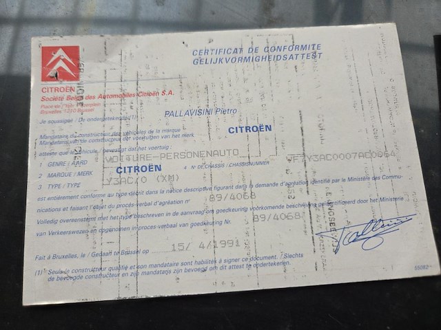 Citroen xm, 1991 - afbeelding 11 van  12